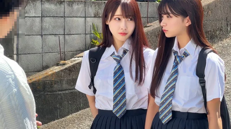 skho196｜みづきちゃん＆かりんちゃん（天然美月、北岡果林）【素人エロ動画】 サンプル画像 1
