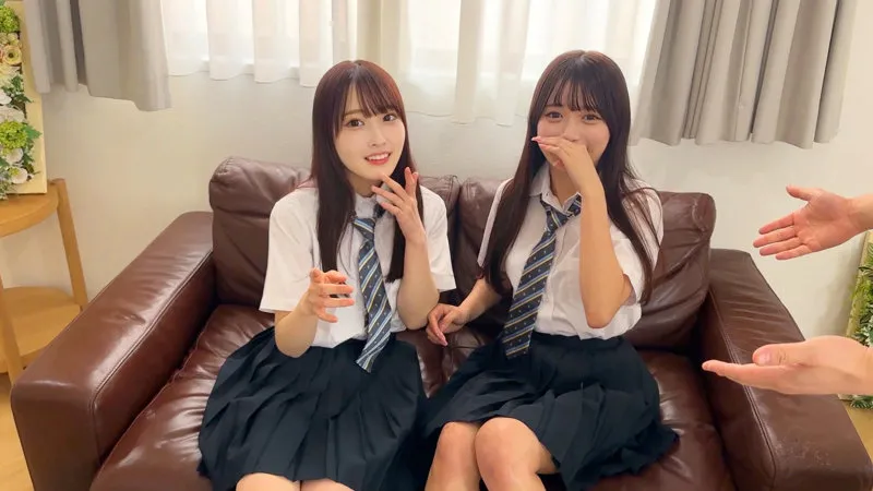 skho196｜みづきちゃん＆かりんちゃん（天然美月、北岡果林）【素人エロ動画】 サンプル画像 2
